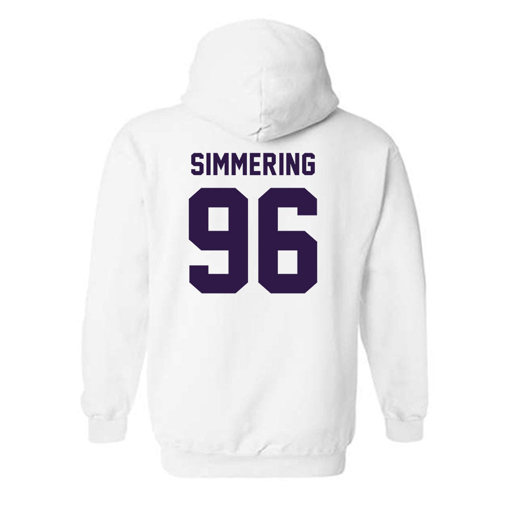 Kansas State - NCAA Football : Leyton Simmering - Classic Shersey Hooded Sweatshirt-1