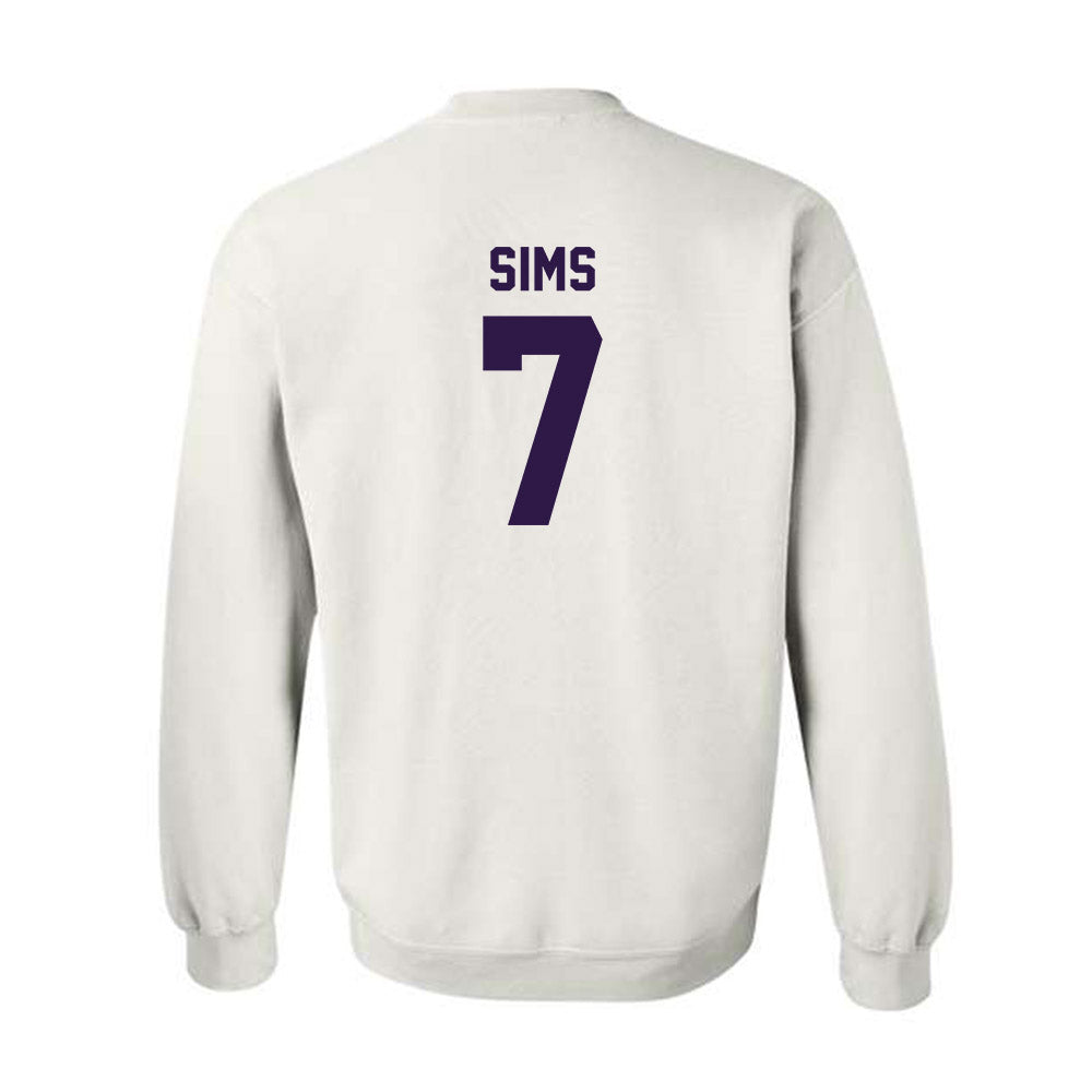 Kansas State - NCAA Women's Volleyball : Symone Sims - Classic Shersey Crewneck Sweatshirt-1