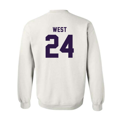 Kansas State - NCAA Football : Tanner West - Classic Shersey Crewneck Sweatshirt-1
