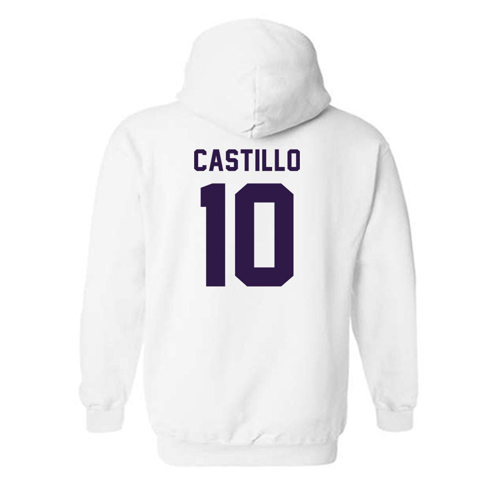 Kansas State - NCAA Men's Basketball : David Castillo - Classic Shersey Hooded Sweatshirt-1