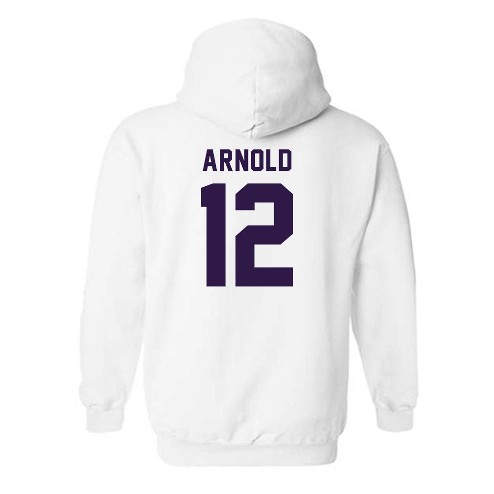 Kansas State - NCAA Baseball : Aaron Arnold - Classic Shersey Hooded Sweatshirt-1