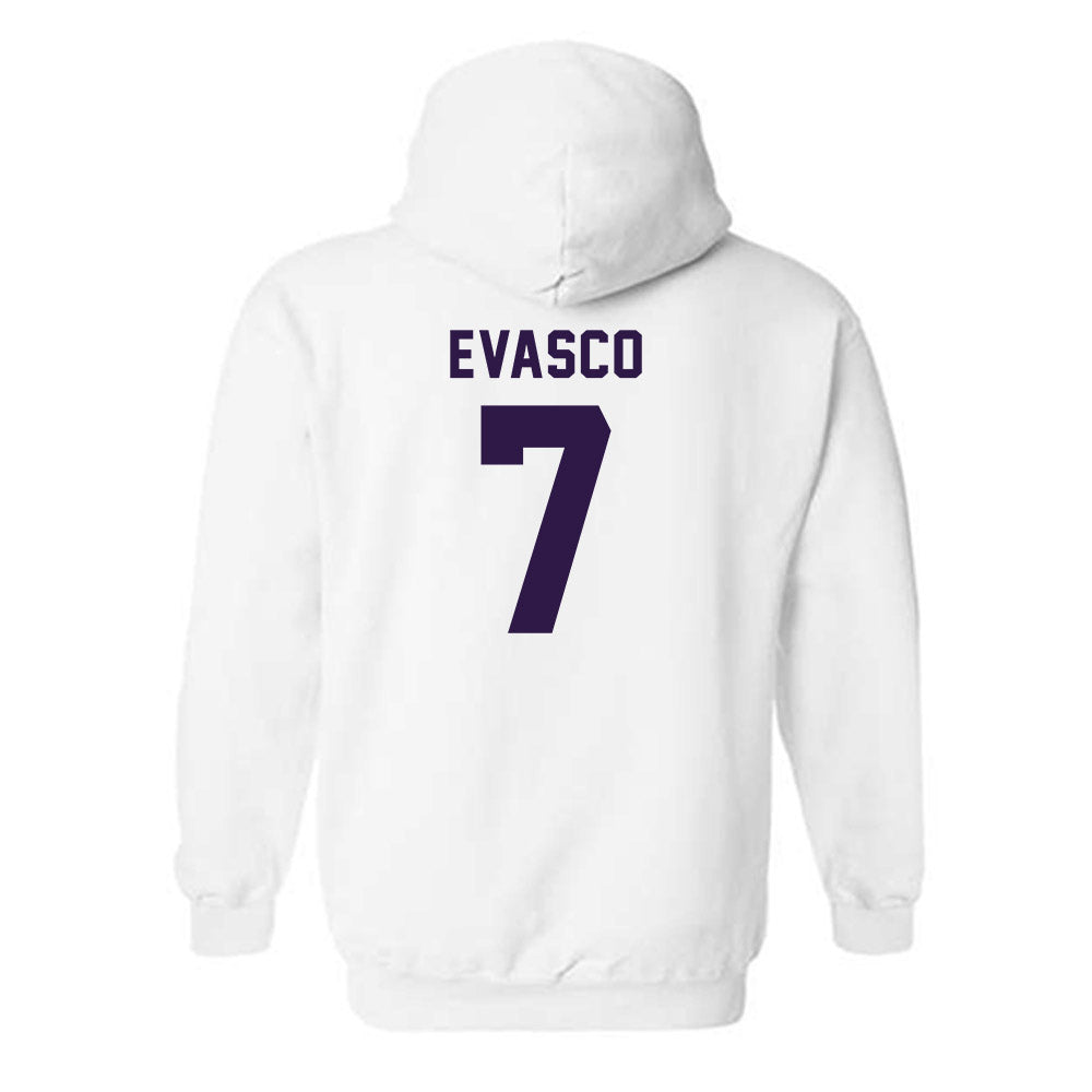 Kansas State - NCAA Baseball : Aj Evasco - Classic Shersey Hooded Sweatshirt-1