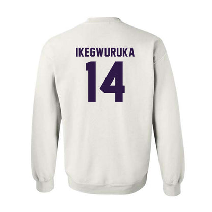 Kansas State - NCAA Men's Basketball : Mobi Ikegwuruka - Classic Shersey Crewneck Sweatshirt-1