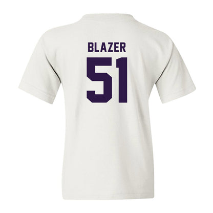 Kansas State - NCAA Baseball : Dylan Blazer - Classic Shersey Youth T-Shirt-1