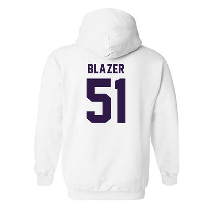 Kansas State - NCAA Baseball : Dylan Blazer - Classic Shersey Hooded Sweatshirt-1