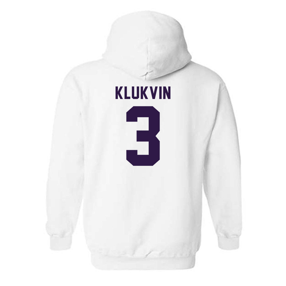 Kansas State - NCAA Women's Volleyball : Alex Klukvin - Classic Shersey Hooded Sweatshirt-1