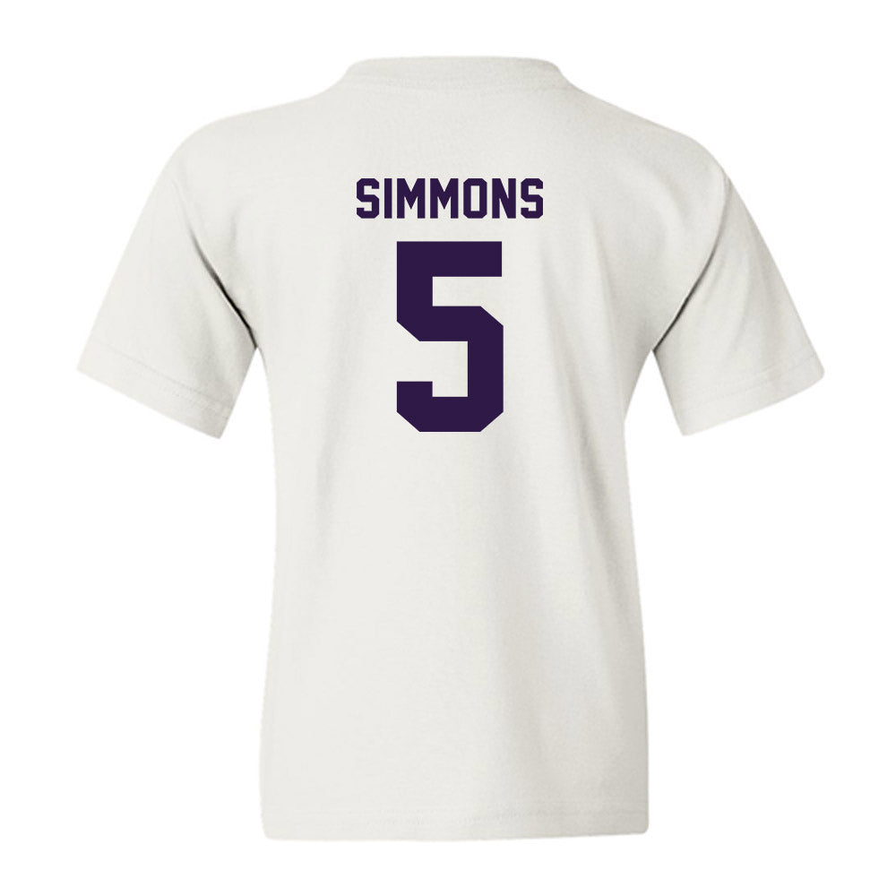 Kansas State - NCAA Women's Soccer : Sophie Simmons - Classic Shersey Youth T-Shirt-1