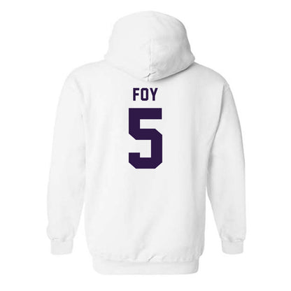 Kansas State - NCAA Women's Basketball : Aniya' Foy - Classic Shersey Hooded Sweatshirt-1