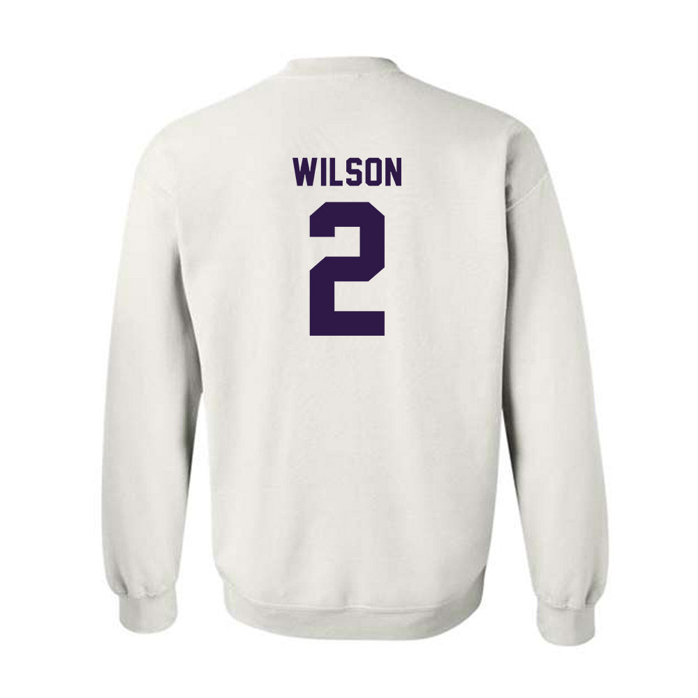 Kansas State - NCAA Men's Basketball : Exavier Wilson - Classic Shersey Crewneck Sweatshirt-1
