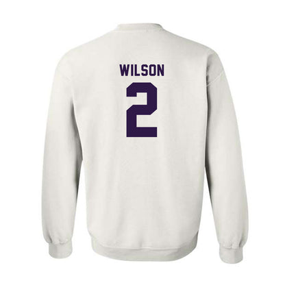 Kansas State - NCAA Men's Basketball : Exavier Wilson - Classic Shersey Crewneck Sweatshirt-1