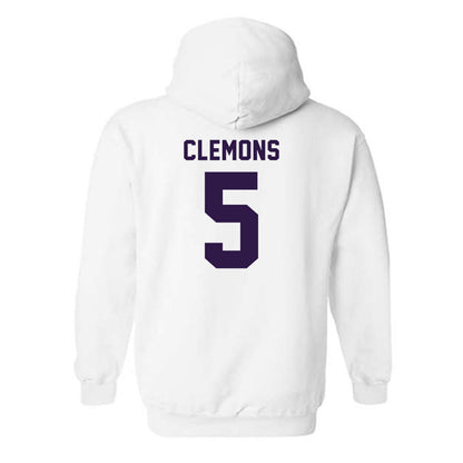 Kansas State - NCAA Football : Justice Clemons - Classic Shersey Hooded Sweatshirt-1