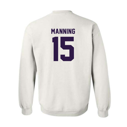 Kansas State - NCAA Men's Basketball : Taj Manning - Classic Shersey Crewneck Sweatshirt-1