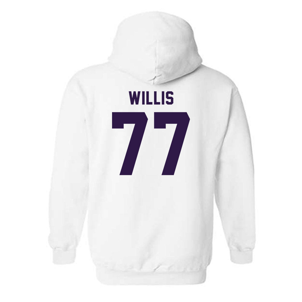 Kansas State - NCAA Baseball : Carver Willis - Classic Shersey Hooded Sweatshirt-1