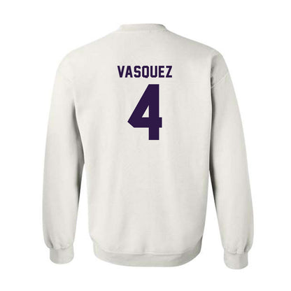 Kansas State - NCAA Baseball : Carlos Vasquez - Classic Shersey Crewneck Sweatshirt-1