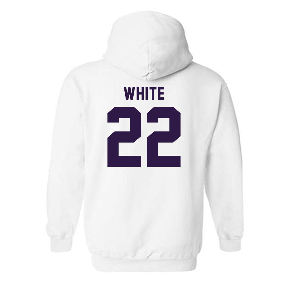 Kansas State - NCAA Women's Basketball : Ramiya White - Classic Shersey Hooded Sweatshirt-1