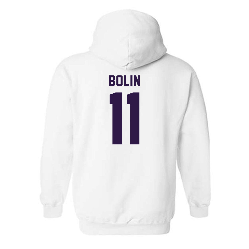 Kansas State - NCAA Baseball : Robby Bolin - Classic Shersey Hooded Sweatshirt-1