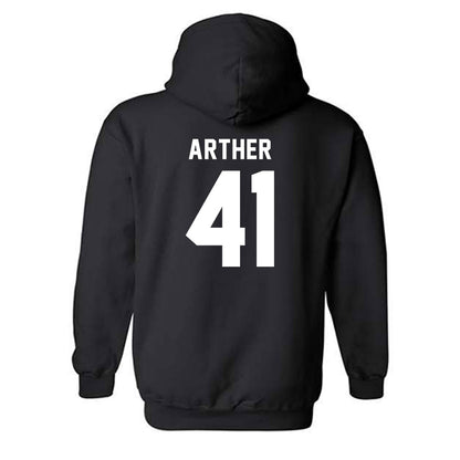Kansas State - NCAA Baseball : Adam Arther - Classic Shersey Hooded Sweatshirt-1