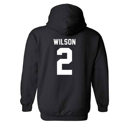Kansas State - NCAA Men's Basketball : Exavier Wilson - Classic Shersey Hooded Sweatshirt-1