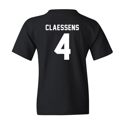 Kansas State - NCAA Women's Basketball : Nastja Claessens - Classic Shersey Youth T-Shirt-1