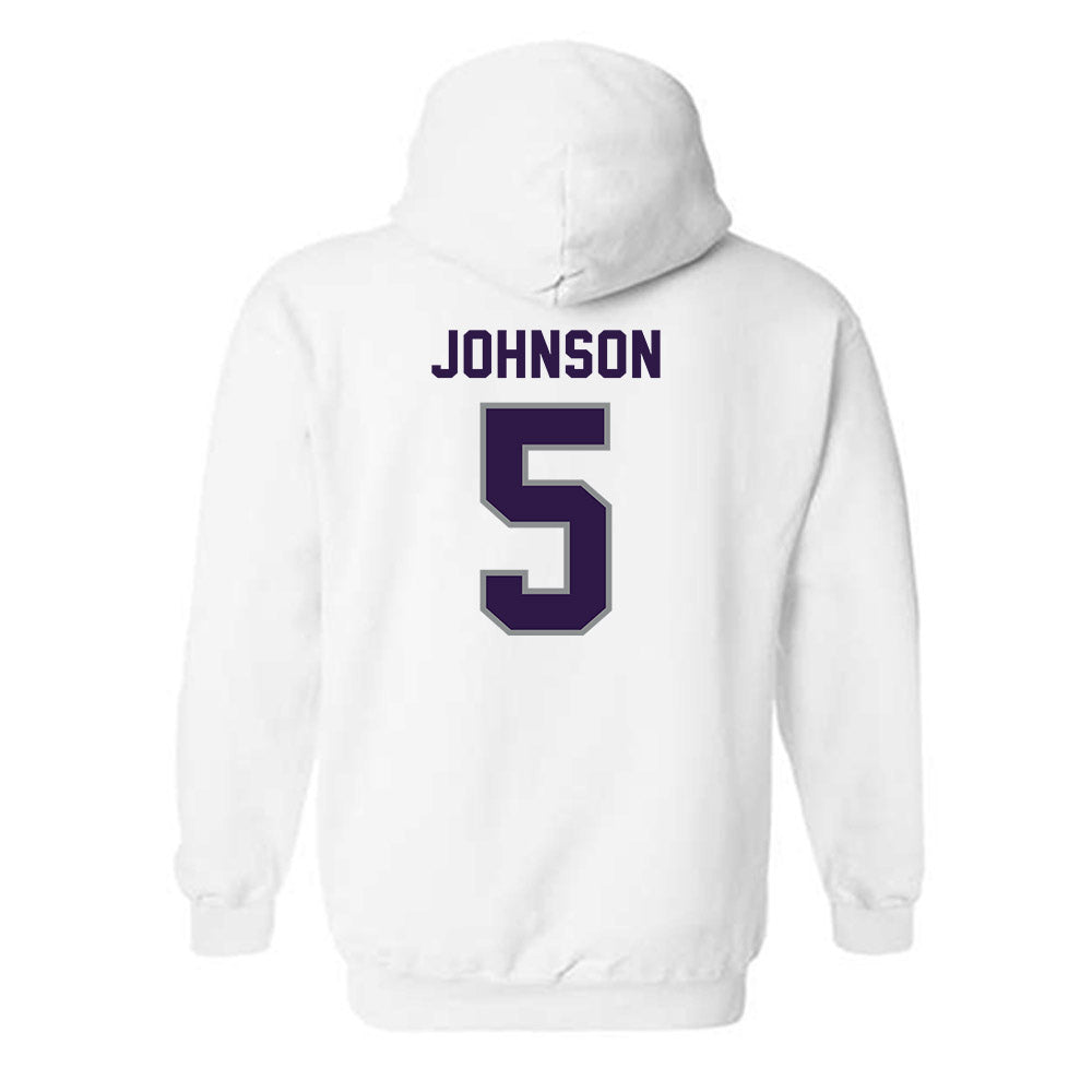 Kansas State - NCAA Football : Avery Johnson - Sports Shersey Hooded Sweatshirt-1