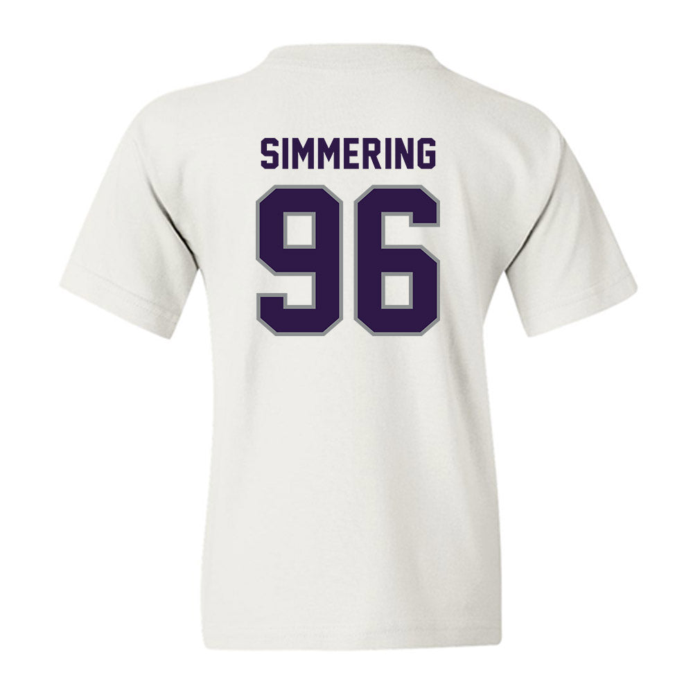 Kansas State - NCAA Football : Leyton Simmering - Sports Shersey Youth T-Shirt-1