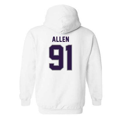 Kansas State - NCAA Football : Jordan Allen - Sports Shersey Hooded Sweatshirt-1