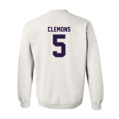 Kansas State - NCAA Football : Justice Clemons - Sports Shersey Crewneck Sweatshirt-1