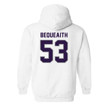 Kansas State - NCAA Football : Drake Bequeaith - Sports Shersey Hooded Sweatshirt-1