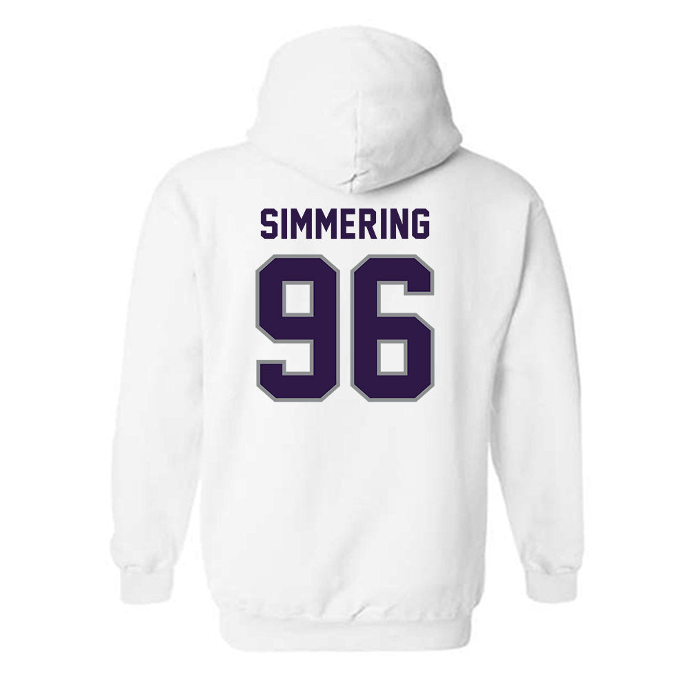 Kansas State - NCAA Football : Leyton Simmering - Sports Shersey Hooded Sweatshirt-1
