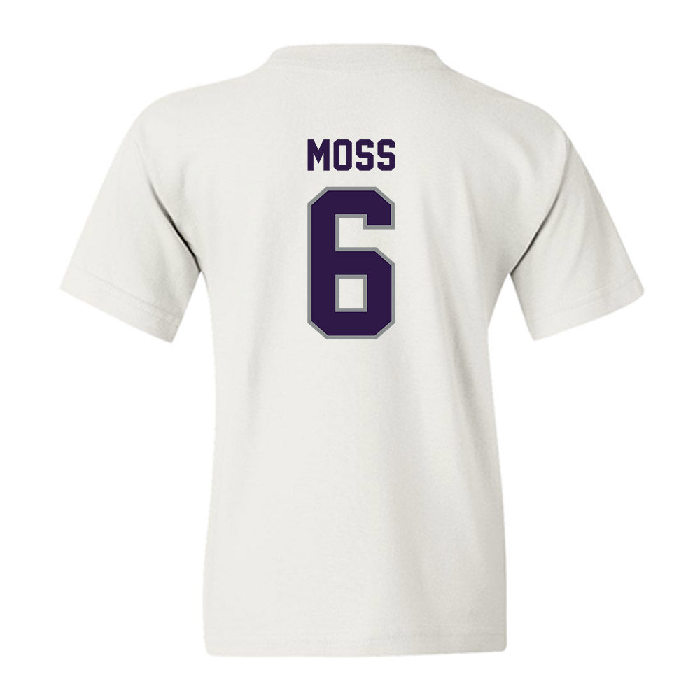 Kansas State - NCAA Football : Qua Moss - Sports Shersey Youth T-Shirt-1