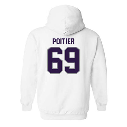 Kansas State - NCAA Football : Taylor Poitier - Sports Shersey Hooded Sweatshirt-1