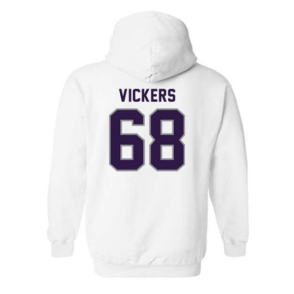 Kansas State - NCAA Football : Joe Vickers - Sports Shersey Hooded Sweatshirt-1