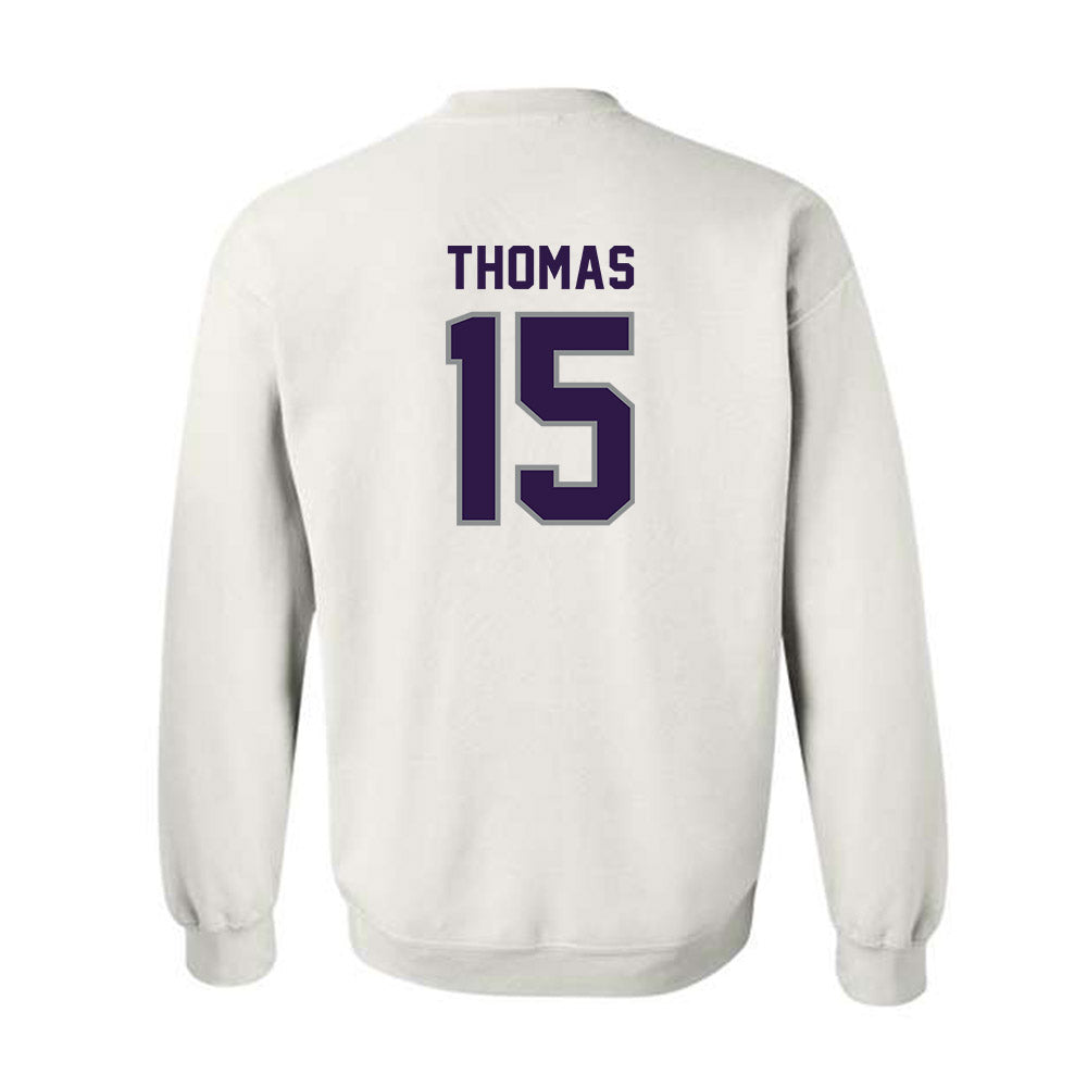 Kansas State - NCAA Football : Kanijal Thomas - Sports Shersey Crewneck Sweatshirt-1
