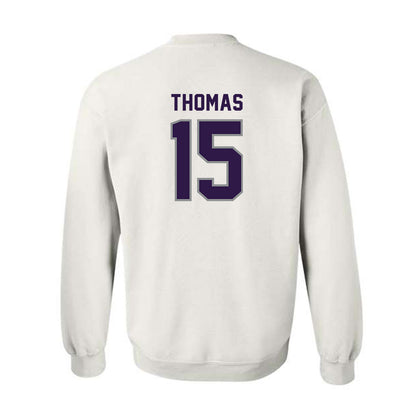 Kansas State - NCAA Football : Kanijal Thomas - Sports Shersey Crewneck Sweatshirt-1