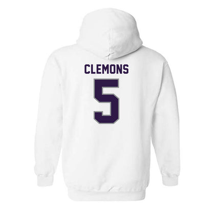Kansas State - NCAA Football : Justice Clemons - Sports Shersey Hooded Sweatshirt-1