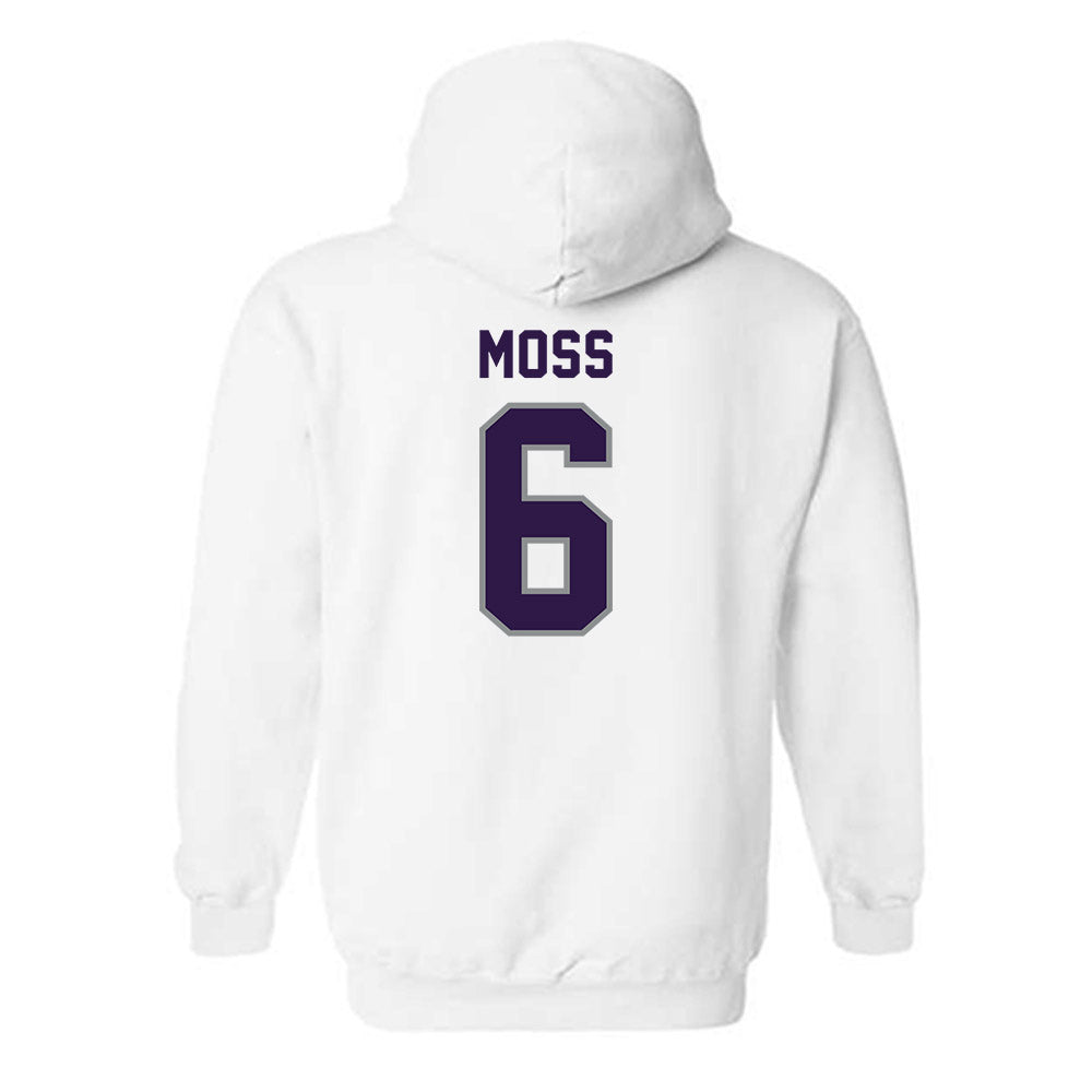 Kansas State - NCAA Football : Qua Moss - Sports Shersey Hooded Sweatshirt-1