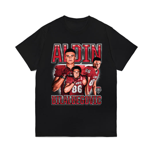 New Mexico - NCAA Football : Aldin Bilalbegovic - Caricature Comfort Colors T-Shirt-0