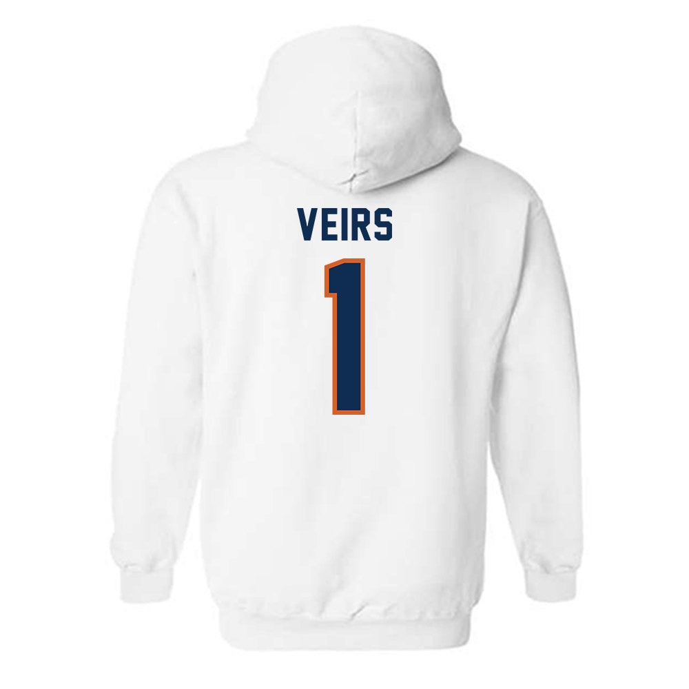 Wheaton IL - NCAA Men's Basketball : Christian Veirs - Classic Shersey Hooded Sweatshirt-1