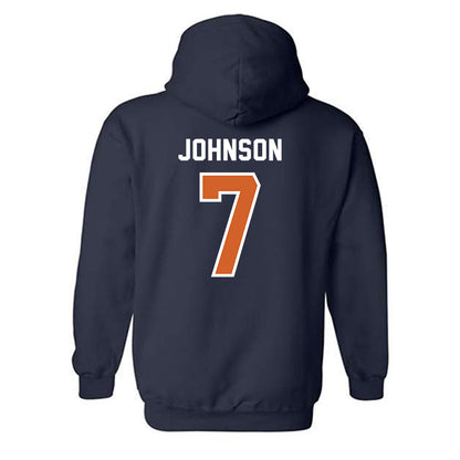 Wheaton IL - NCAA Men's Soccer : Kyle Johnson - Classic Shersey Hooded Sweatshirt-1