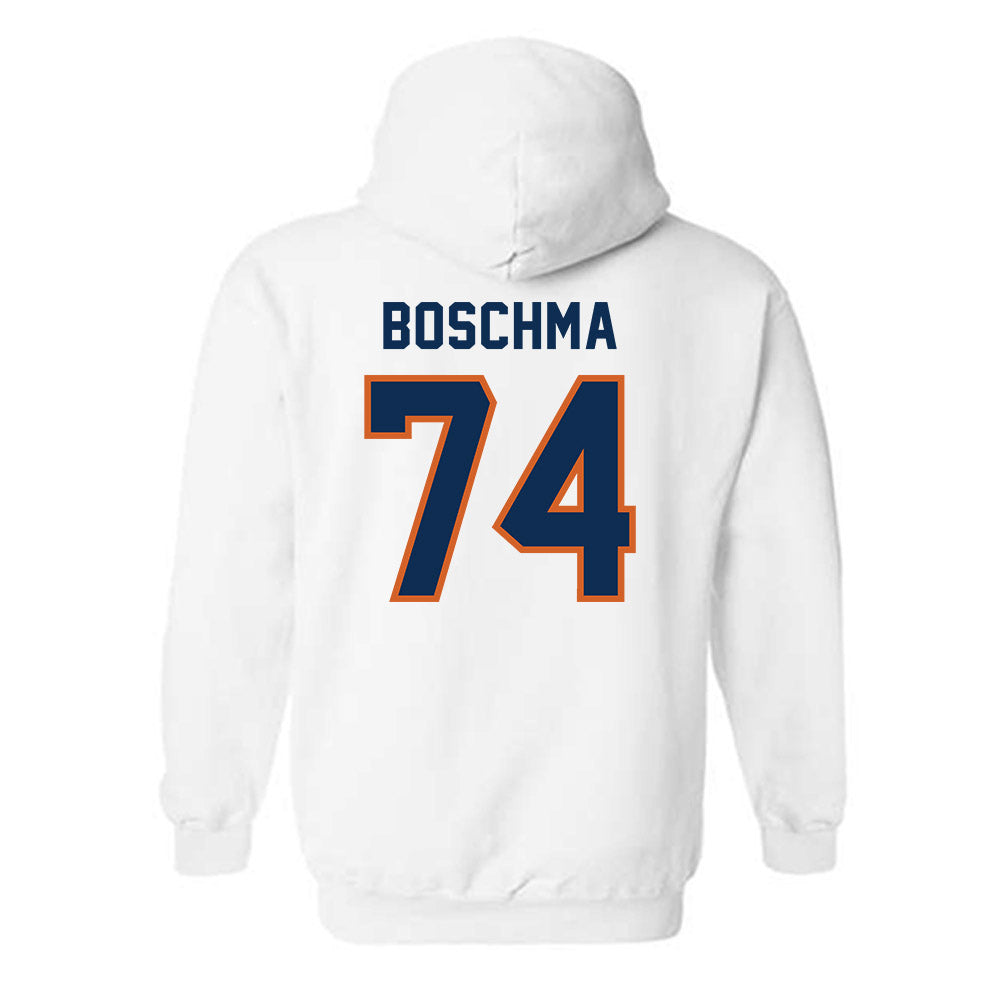 Wheaton IL - NCAA Football : Nick Boschma - Classic Shersey Hooded Sweatshirt-1