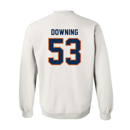 Wheaton IL - NCAA Football : Owen Downing - Classic Shersey Crewneck Sweatshirt-1