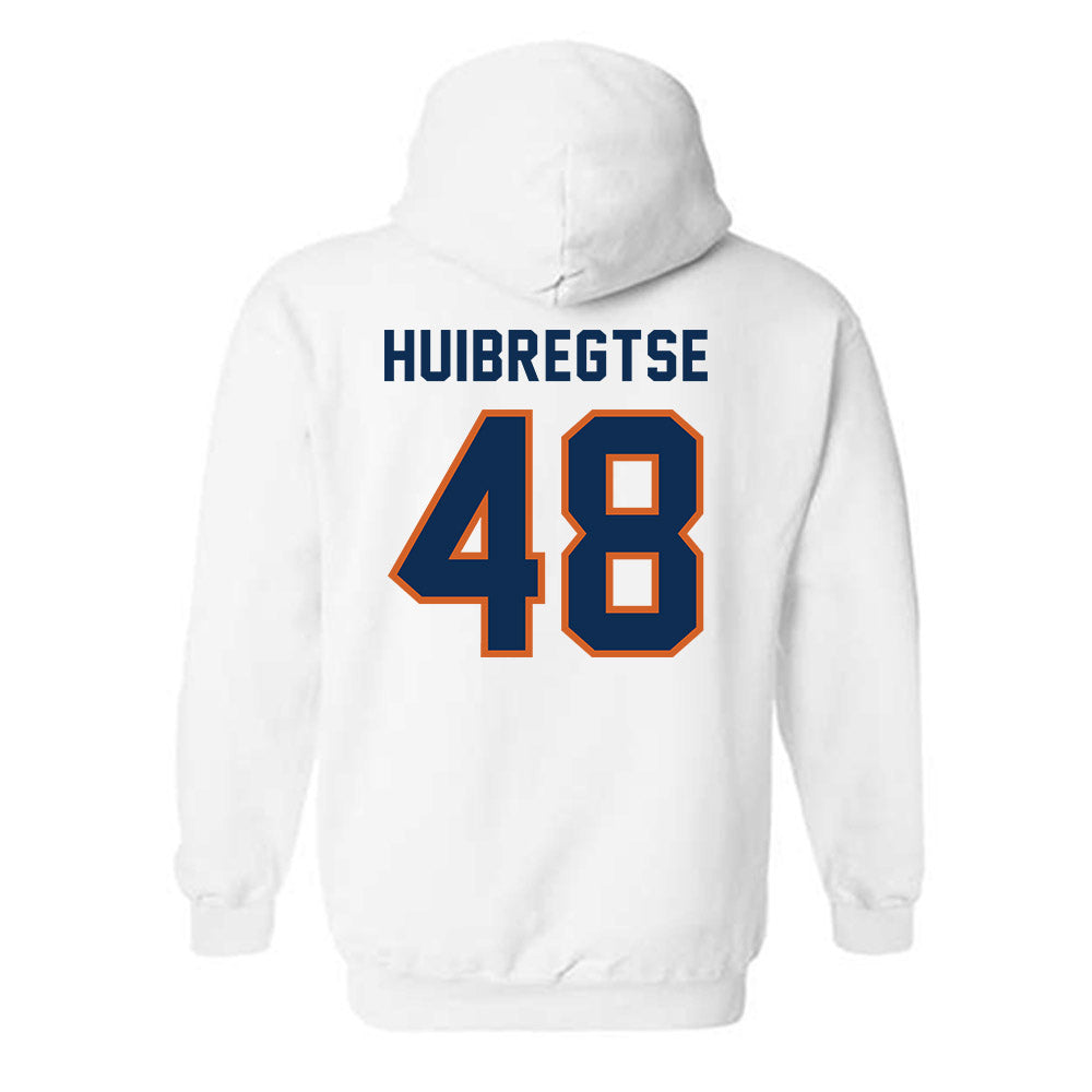 Wheaton IL - NCAA Football : John Huibregtse - Classic Shersey Hooded Sweatshirt-1