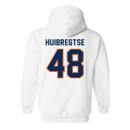 Wheaton IL - NCAA Football : John Huibregtse - Classic Shersey Hooded Sweatshirt-1