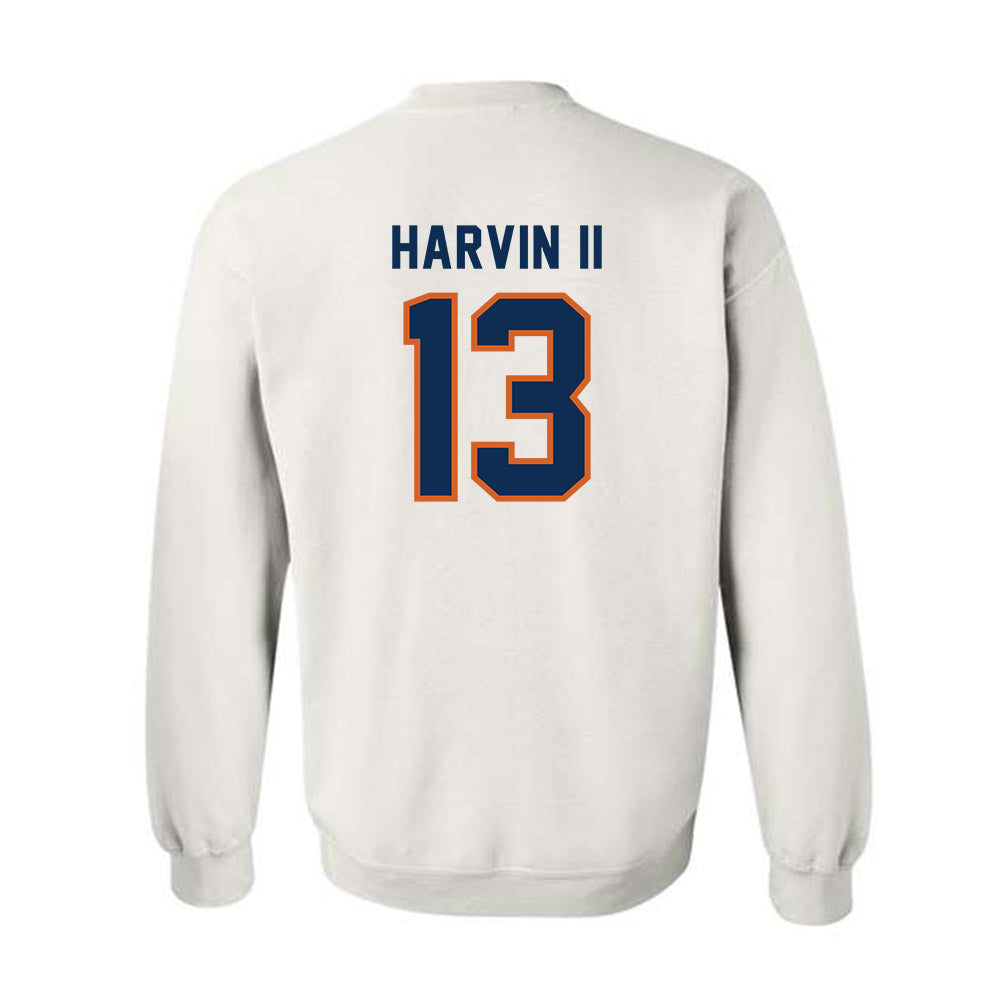 Wheaton IL - NCAA Football : David Harvin II - Classic Shersey Crewneck Sweatshirt-1