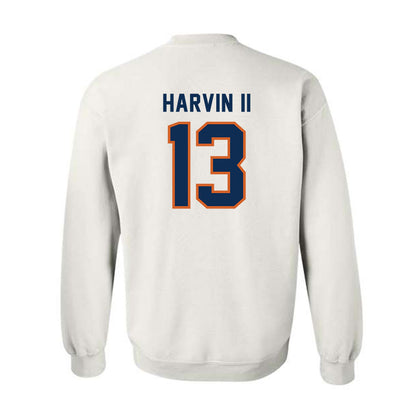 Wheaton IL - NCAA Football : David Harvin II - Classic Shersey Crewneck Sweatshirt-1