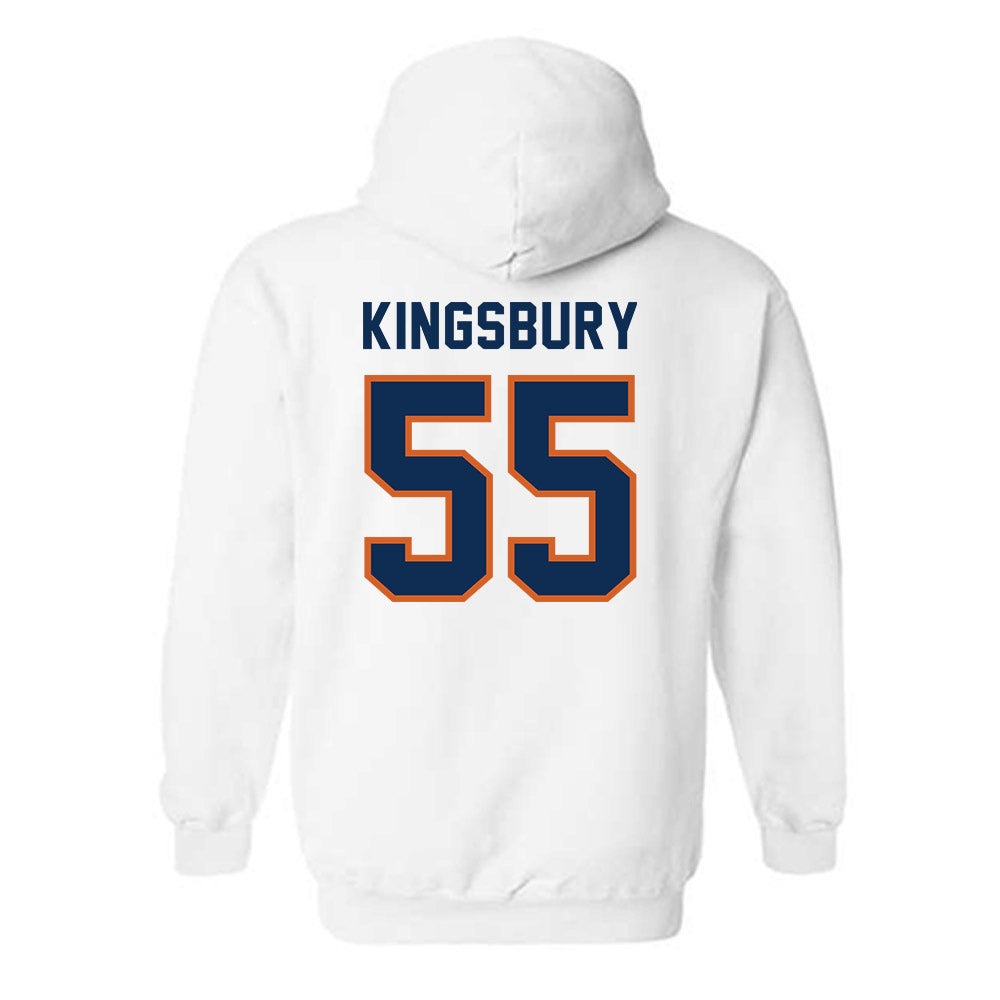 Wheaton IL - NCAA Football : Max Kingsbury - Classic Shersey Hooded Sweatshirt-1