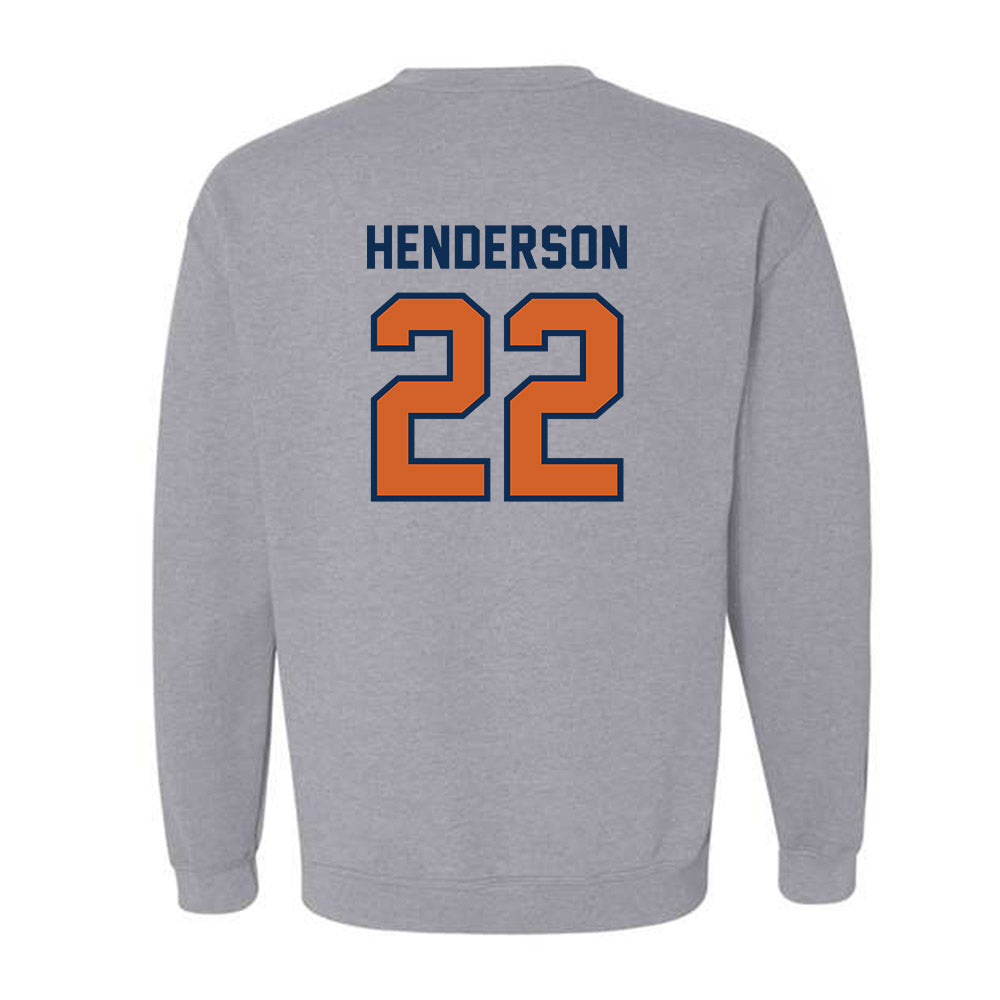 Wheaton IL - NCAA Baseball : Caleb Henderson - Classic Shersey Crewneck Sweatshirt-1