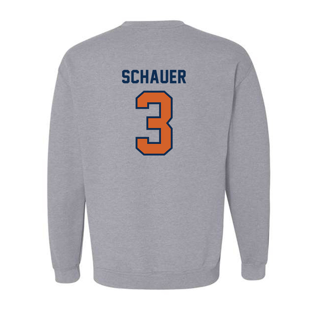 Wheaton IL - NCAA Baseball : Caleb Schauer - Classic Shersey Crewneck Sweatshirt-1