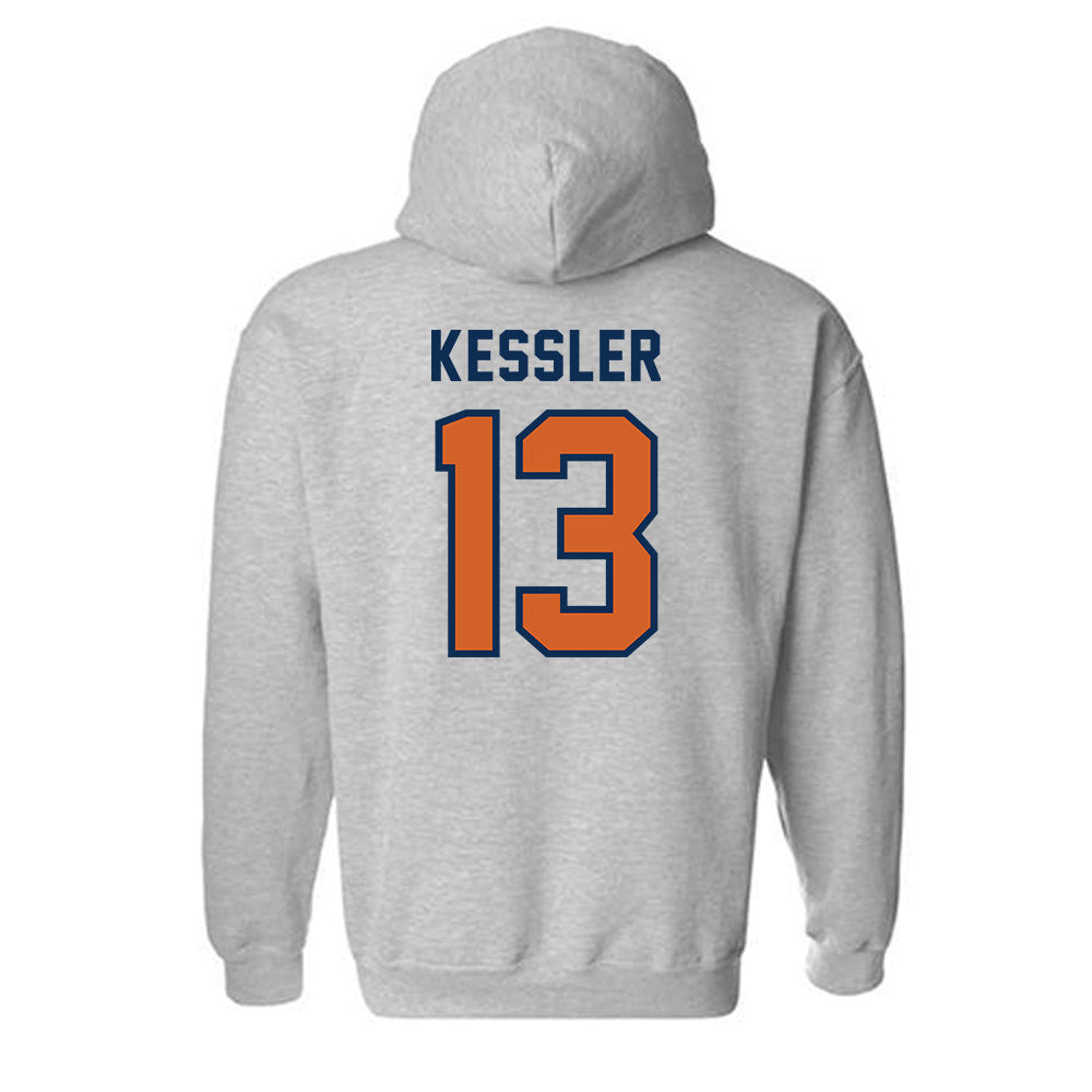 Wheaton IL - NCAA Baseball : Billy Kessler - Classic Shersey Hooded Sweatshirt-1