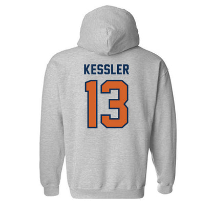 Wheaton IL - NCAA Baseball : Billy Kessler - Classic Shersey Hooded Sweatshirt-1